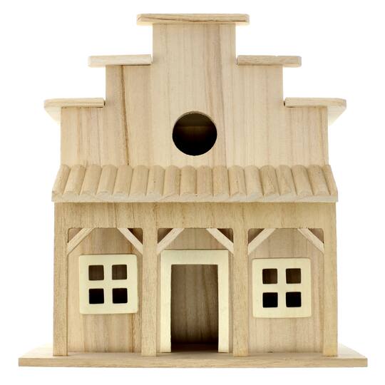 9 5 Saloon Wooden Birdhouse By, Wooden Bird Houses To Paint